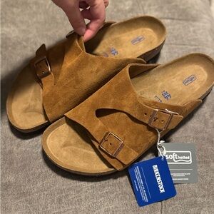 NWT Birkenstock Men's Zurich Suede Sandals size 44 or 11
